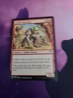 MTG 1x Goblin Warchief NM Duel Decks Speed vs Cunning Magic - Image 1