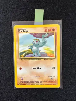 MACHOP 52/102 SET BASE CARTA POKEMON ENG - Image 1