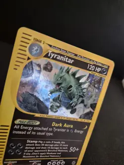 Pokemon TCG Vintage Expedition Tyranitar Holographic Rare 29/165 - Image 3