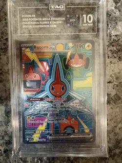 ROTOM ex 126/094 SIR Pokemon Phantasmal Flames TAG 10 GEM MINT - Image 1
