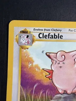 Pokemon TCG Clefable Jungle 17/64 Rare Regular Unlimited 70 HP 1999 Wizards - Image 3
