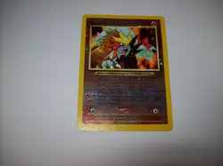 Pokemon Entei Black Star Promo Holo # 34 Wizards 2001 Vintage Damaged Free Ship - Image 2