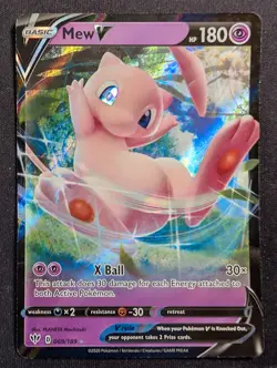 Mew V - 069/189 Darkness Ablaze (Pokemon) - Image 1