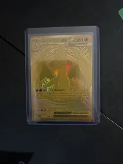Pokemon Mega Charizard Y EX Gold Foil Full Art 294/217 - Image 1