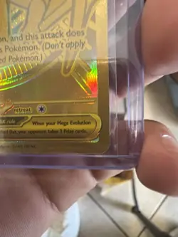 Pokemon Mega Charizard Y EX Gold Foil Full Art 294/217 - Image 5