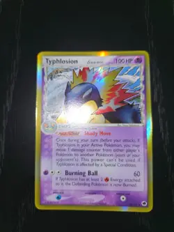 Typhlosion Delta Species 12/101 P EX Dragon Frontiers Pokemon card TCG - Image 2
