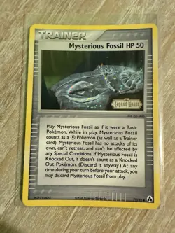 Mysterious Fossil - 79/92 - Common LP/NM English Pokemon EX Legend Maker STAMPED - Image 3