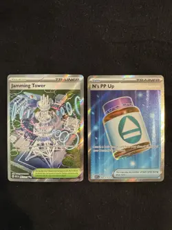 Pokemon Ascended Heroes - Jamming Tower & N’s PP Up Full Art Ultra Rares - Image 1