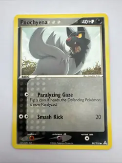 Poochyena - 80/110 - Common - Holon Phantoms - Pokemon - LP/NM - Image 1
