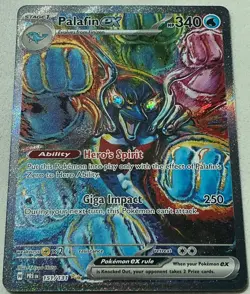 Pokemon Prismatic Evolutions - 151/131 Palafin ex Special Illustration Rare- SIR - Image 1