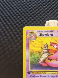Pokemon 1999 WOTC 1st Edition Fossil Slowbro 43/62 - Near Mint - Image 3