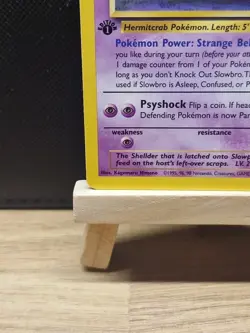 Pokemon 1999 WOTC 1st Edition Fossil Slowbro 43/62 - Near Mint - Image 5