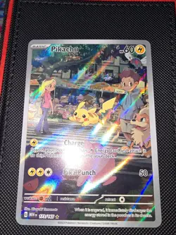 Pokemon TCG Pikachu 173/165 Illustration Rare Holo Scarlet & Violet 151 - Image 1