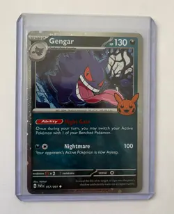 Pokemon TCG Halloween Trick Or Trade 2024 Gengar #57/91 Cosmos Uncommon - Image 1