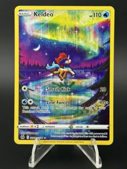 Pokemon Keldeo Ultra Rare Holo Crown Zenith: Galarian Gallery GG07/GG70 NM - Image 1