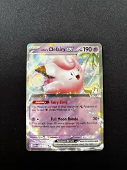 Pokemon TCG- Lillie’s Clefairy ex 076/217 Double Rare - Ascended Heroes - Image 1