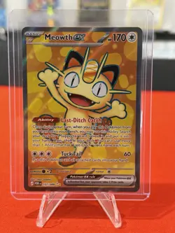 Pokemon TCG Meowth Ex Ultra Rare Perfect Order 107/088 NM+ 🔥 - Image 1