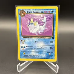 🔥Dark Vaporeon 45/82 Team Rocket Unlimited Uncommon - English Vintage Pokemon - Image 1