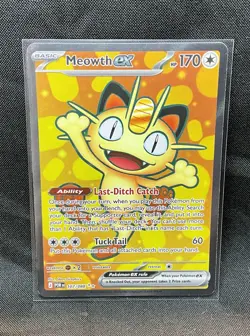 🐱 Pokemon | Meowth ex #107/088 | Perfect Order Full Art TCG - FREE SHIP -CLEAN! - Image 1