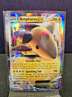 Pokemon TCG - Ampharos EX - 27/98 - Ultra Rare - Ancient Origins [Near Mint] - Image 1