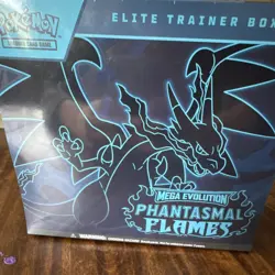 Pokemon Elite Trainer Box Mega Evolution Phantasmal Flames Charizard TCG - Image 1