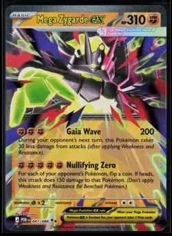 Mega Zygarde ex 047/088 Double Rare Perfect Order Pokemon NM - Image 1