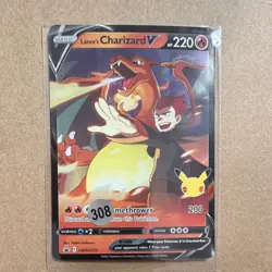 Pokemon Lance's Charizard V SWSH133 Promo Holo Basic Sword & Shield 220 HP - Image 1