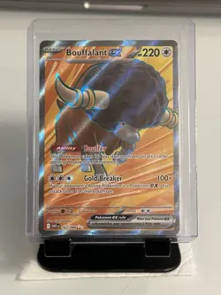 Pokemon Bouffalant ex 162/086 White Flare Holo NM/M - Image 1