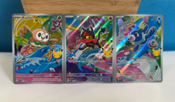 Pokemon TCG First Partners Illustration Collection Series 1 Gen. 7 Starters - Image 1