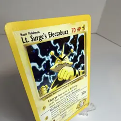 Near Mint Pokemon Lt. Surge's Electabuzz Gym Heroes 006/132 Holo Rare Unlimited - Image 3