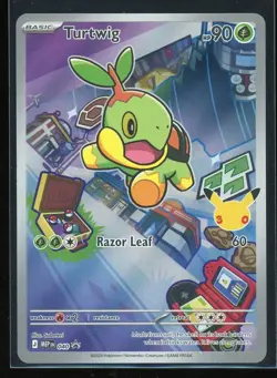 Turtwig 2026 Pokemon Mega Evolution Promo #040 Black Star Promo Holo - Image 1