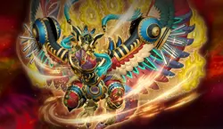 Yu-Gi-Oh! Sacred Fire King Garunix (Playmat/Blank) - MINT - Image 1