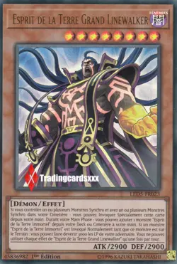 ♦Yu-Gi-Oh!♦ Esprit de la Terre Grand Linewalker : LED5-FR023 -VF/Ultra Rare- - Image 1