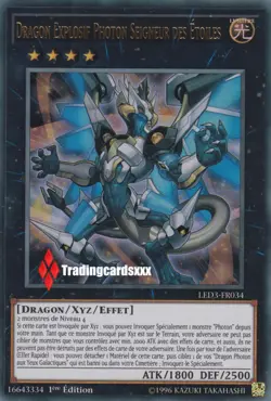♦Yu-Gi-Oh!♦ Dragon Explosif Photon Seigneur des Etoiles : LED3-FR034 -VF/Ultra - Image 1