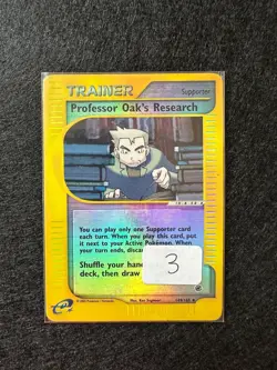 PROFESSOR OAK'S RESEARCH 149/165 REVERSE EXPEDITION CARTA POKEMON ENG - Image 1