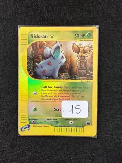 NIDORAN REVERSE 81/144 SKYRIDGE CARTA POKEMON ENG - Image 1