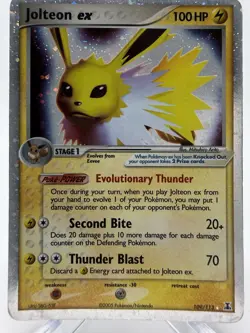 Jolteon ex 109/113 EX Delta Species Holo Pokemon Card 2005 - Image 1