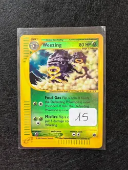 WEEZING 32/165 REVERSE EXPEDITION CARTA POKEMON ENG - Image 1