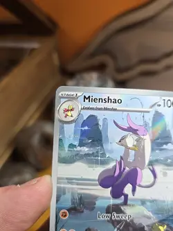Mienshao White Flare Illustration Rare Pokemon TCG Card 134/086 - Image 2