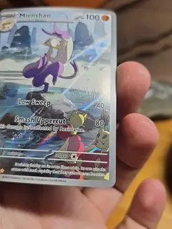 Mienshao White Flare Illustration Rare Pokemon TCG Card 134/086 - Image 5