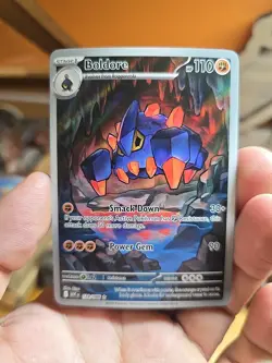 Pokemon TCG Boldore White Flare Illustration Rare Card 128/086 NM Condition - Image 1