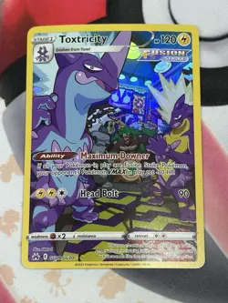 Toxtricity - GG09/GG70 - Pokemon Crown Zenith Galarian Gallery Holo Card NM - Image 1