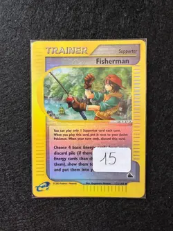 FISHERMAN 125/144 REVERSE SKYRIDGE CARTA POKEMON ENG - Image 1