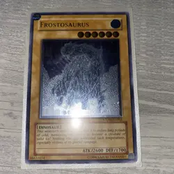 Yugioh! Card LP Frostosaurus - STON-EN002 Ultimate Rare Unlimited Edition Mint - Image 2