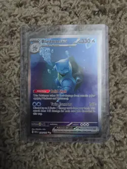 Pokemon TCG Blastoise EX Sir Scarlet & Violet 151 English Card - Image 1