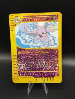 Espeon Aquapolis Box Topper Reverse Holo Card 6/12 Jumbo Edition NM - Image 1