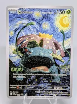 Pokemon Venusaur Starry Night Van Gogh Moon ACG Star Trading Card NM - Image 1