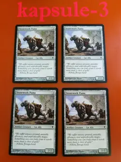 4x Stonework Puma | Zendikar | MTG Magic Cards - Image 1