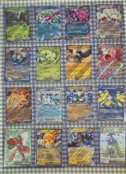 Pokemon TCG EX Full Art Lot (16 Cards) Scarlet & Violet Wo-Chien Maushold - Image 1