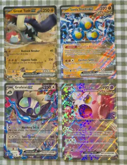 Pokemon TCG EX Full Art Lot (16 Cards) Scarlet & Violet Wo-Chien Maushold - Image 5